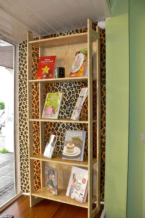 Books on various veganism-related topics  at Veganissimi in Bremen