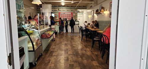 Inside at Good Day Cafe and Moomers Homemade Ice Cream Shop in Mackinac Island