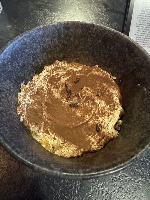 Tiramisu  at La Huerta Funky Castizo in Madrid