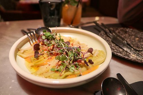 leeks at La Huerta Funky Castizo in Madrid