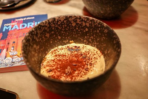 tiramisu at La Huerta Funky Castizo in Madrid
