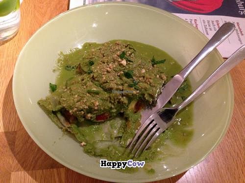 raw lasagne  at Fairy Food in Hamburg