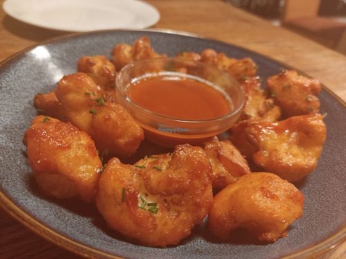 Buffalo cauliflower at Kai Bistro in Prague