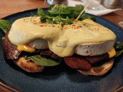 Tofu benny at Kai Bistro in Prague