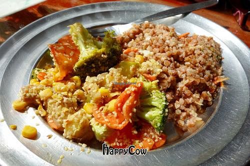 A vegan dish @ Ajurveda Kafejnica at Tibetas Virtuve - Ajurveda Kafejnica in Riga