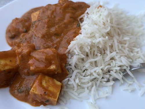Tofu masala curry  at Maharaja in Szentendre