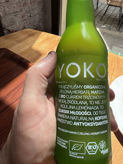 Organic Lemonaid   at Vega in Wroclaw