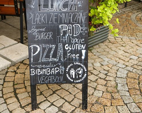 outside sign at Vega in Wroclaw