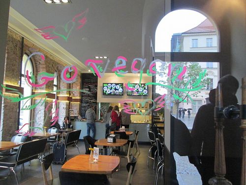 Go vegan! at Vega in Wroclaw