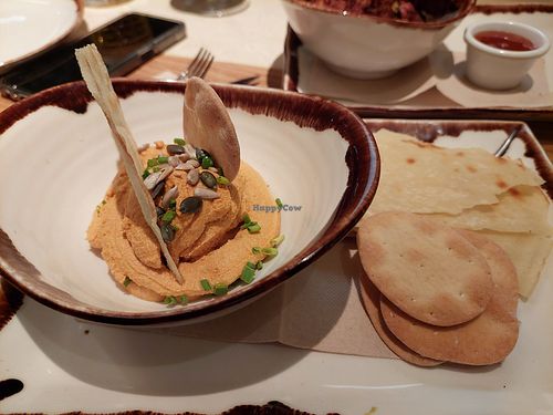 Starter/ vegan sobrasada at Margarito in Madrid