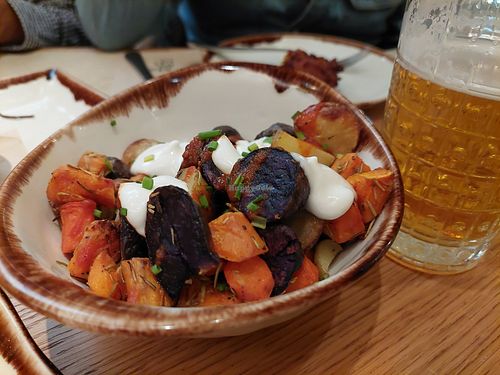 Starter / roasted veggies at Margarito in Madrid