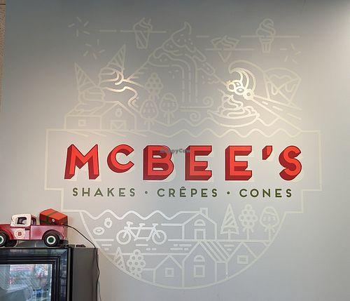logo at McBee's in Portland