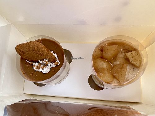 Takeaway box  at Little Molly's Cheesecake in Aberdeen