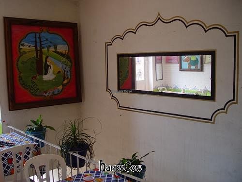 view at the top at Govinda's in Morelia