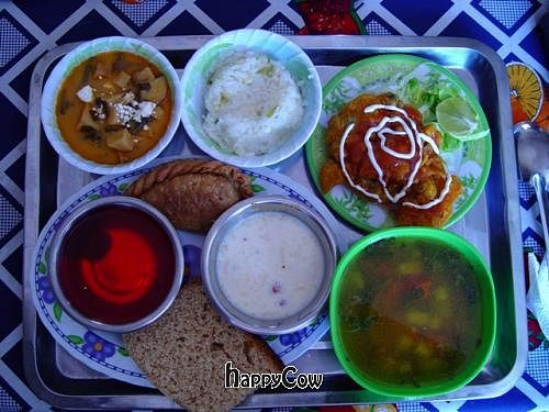 another day's Menu choice #1 at Govinda's in Morelia