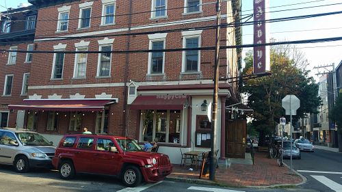 Outside at The Abbaye in Philadelphia