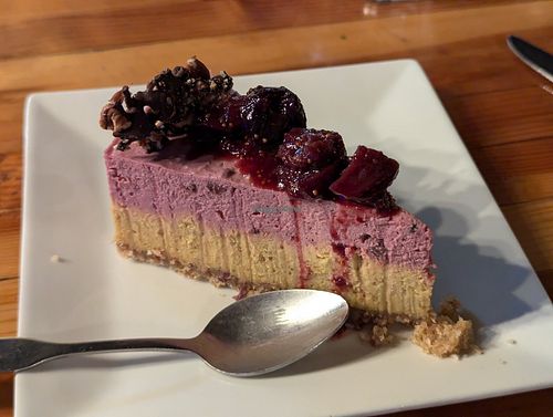 Cherry Fig Cheezecake at Zest Kitchen & Bar in Salt Lake City