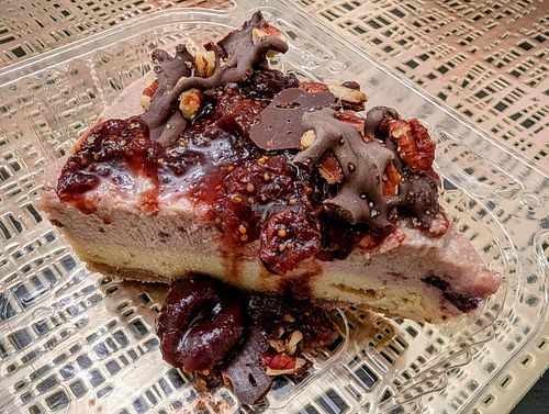 Fig Cherry Cheesecake at Zest Kitchen & Bar in Salt Lake City