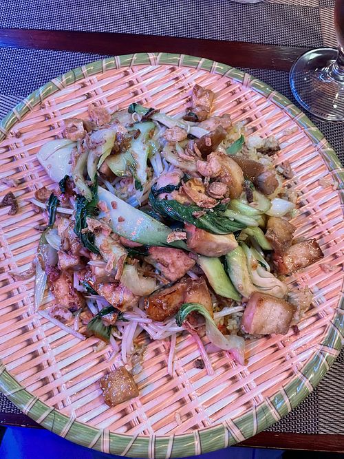 Fried rice with vegetables and tofu.  at Hanoi in Oerebro