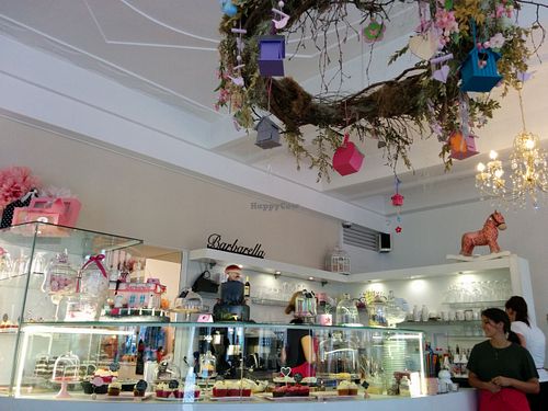 counter at Barbarella Cafe in Aachen