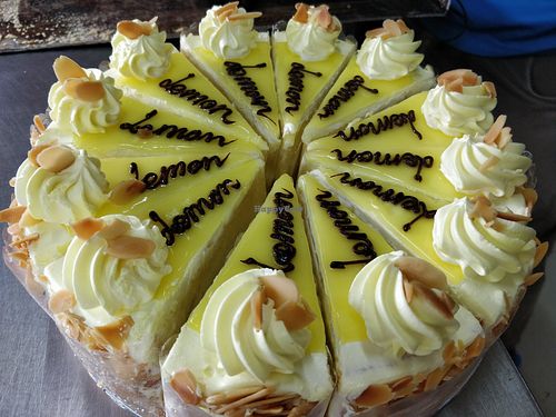 Lemon cream cake at Eastern Highland Healthy Cake House 东山 in East Singapore