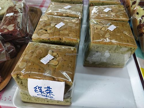 Green tea cake at Eastern Highland Healthy Cake House 东山 in East Singapore