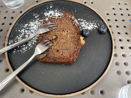 Vegan bananabread  at Café Momo in Innsbruck