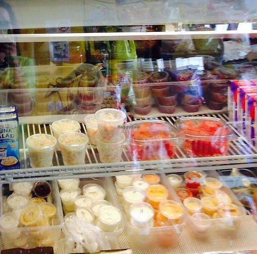 Register and cold case at Firehouse Deli in Gaithersburg