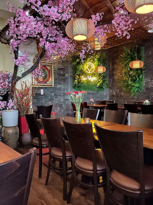 eat-in space at Sen Vegan in Berlin