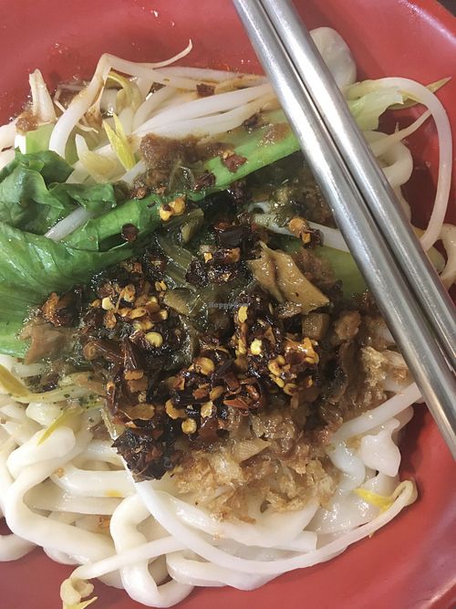 Ramen noodles with soy protein  at Wei Lai Fang - 味萊坊 in Keelung