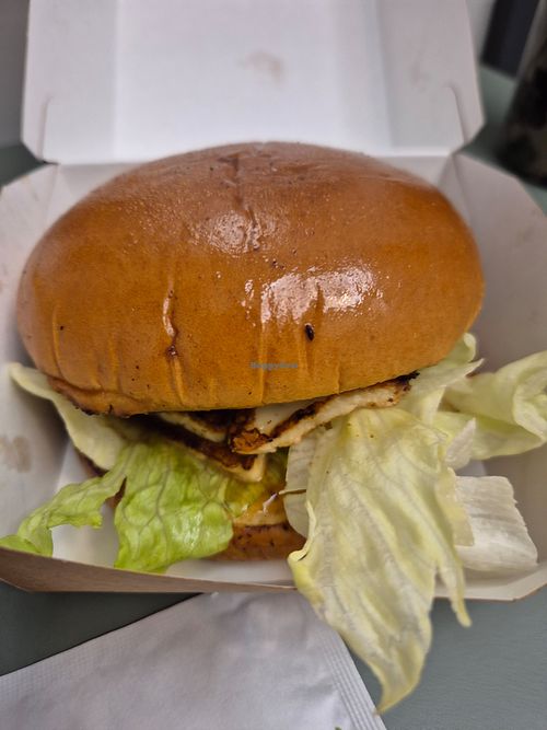 Halloumi burger at Big Bun in Larnaca