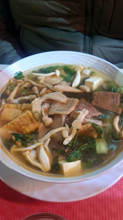 Udon vegan rice noodle at Vietnam Street Food in Athens