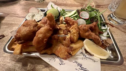 Veganer Backvisch   at Fangfrisch in Luebeck