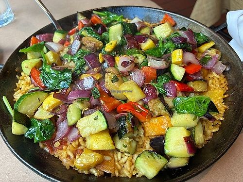 Paella Vegetariana (specify vegan) at Aioli in Sacramento