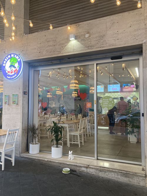 Outside   at Green M'ama in Naples