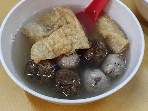 meat balls.  at Chen Ee Vegetarian Food 正一素食 in Ipoh