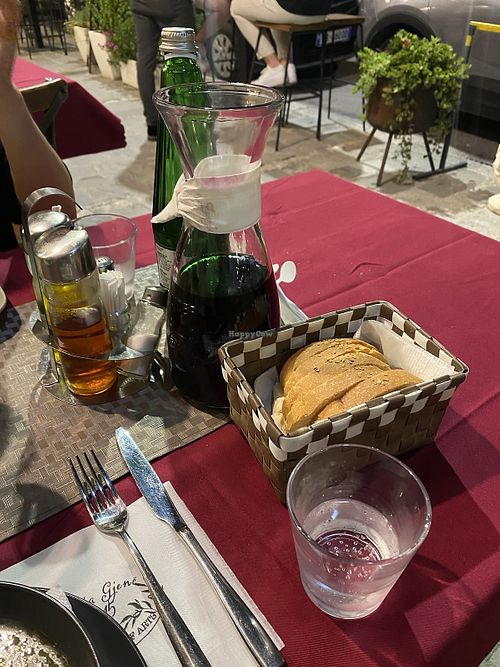 Bread and wine! at Zonja Gjene in Berat