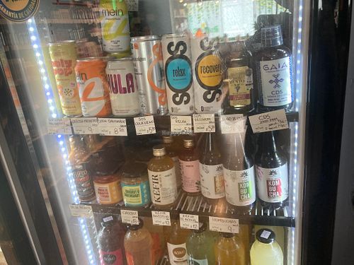 Fridge at Bio Deli in Lima