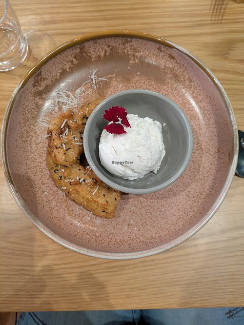 Deep fried banana at Khu Khu Milford in Milford