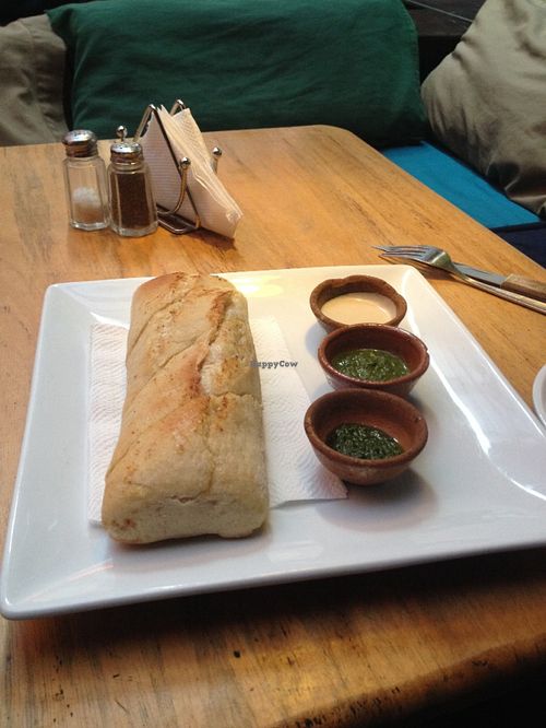 Garlic bread at Zoola Antigua in Antigua