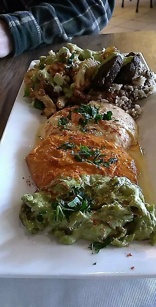 Vegan Mezza at Nicholas Restaurant in Gresham