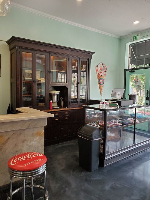 Inside of shop at Lasters in Springville