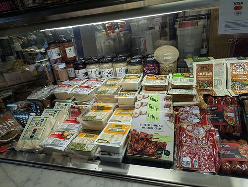 Vegan selection at The Land of Soy and Honey in Melbourne