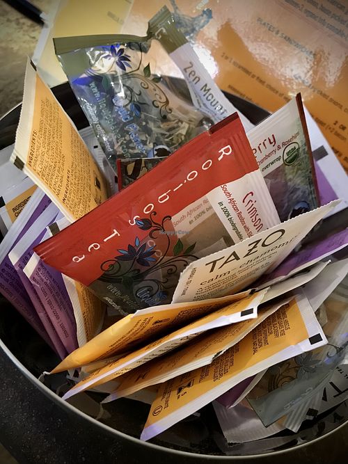 tea selection   at Starlings Coffee & Provisions in Charleston