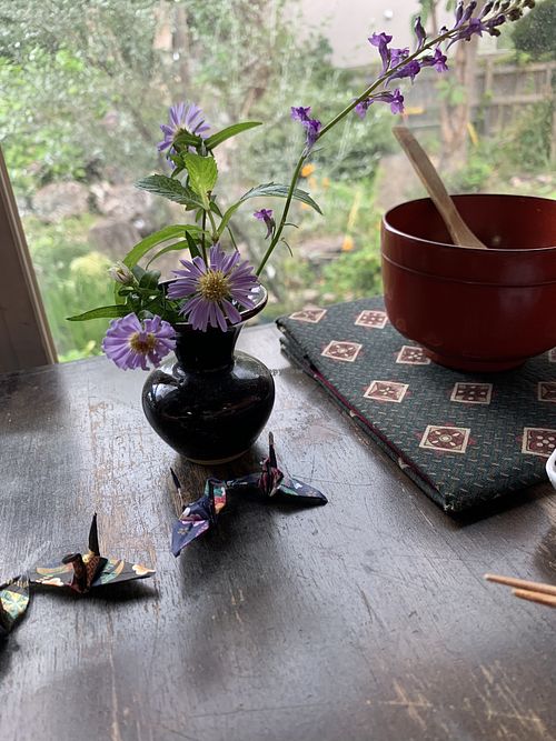 Miso was vegan 🌱😅 and rice an lotus root etc  at Health Support Company Yururi-an - 健康応援社 ゆるり庵  in Otaru