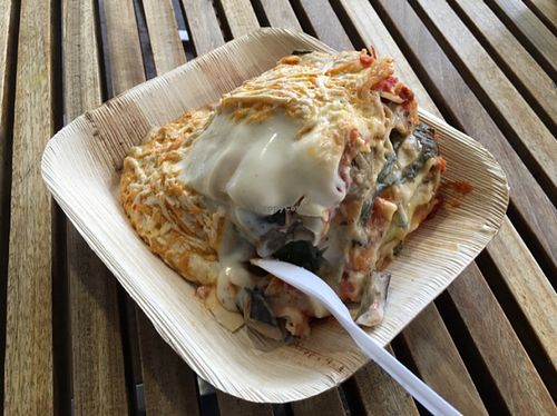 vegan lasagne  at Vege Rama - Adelaide St in Brisbane