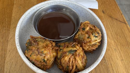 Pakora   at Vege Rama - Adelaide St in Brisbane
