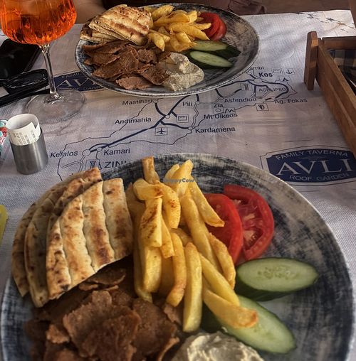 Vegan Gyros   at Taverna Avli in Kos