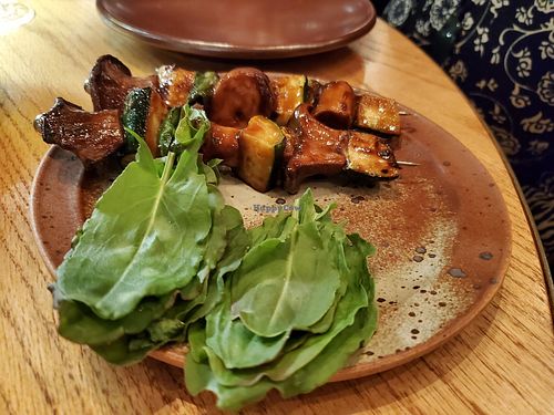 BBQ Mushroom  at The Second Story at Little Saint in Healdsburg