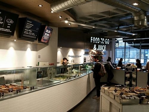 food bar at Planet Organic - Torrington Place in London